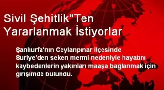 Sivil Şehitlik'Ten Yararlanmak İstiyorlar