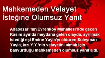 Mahkemeden Velayet İsteğine Olumsuz Yanıt