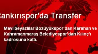 Çankırıspor'da Transfer