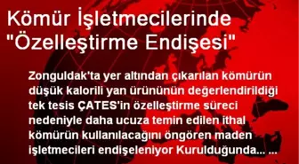 Kömür İşletmecilerinde 'Özelleştirme Endişesi'