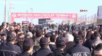 Gebze'de Bin Kamyoncu Motorin Zamlarını Protesto Etti