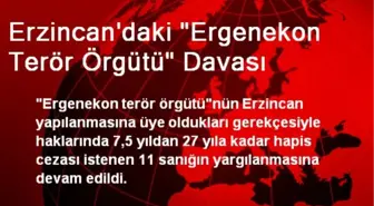 Erzincan'daki 'Ergenekon Terör Örgütü' Davası