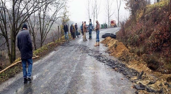 Alaplı'da İmece Usulu Alt Yapı Çalışması