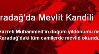 Karadağ'da Mevlit Kandili