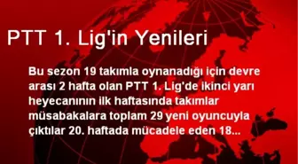 PTT 1. Lig'in Yenileri