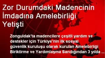 Zor Durumdaki Madencinin İmdadına Amelebirliği Yetişti