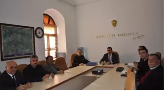 Demirci'de Seçim Güvenliği Toplantısı Yapıldı