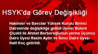 HSYK'da Görev Değişikliği