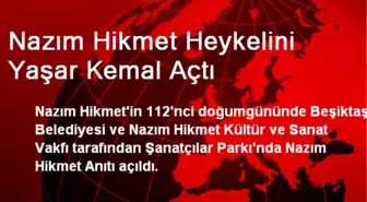 Nazım Hikmet Heykelini Yaşar Kemal Açtı