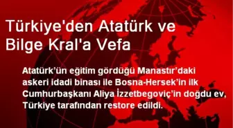 Türkiye'den Atatürk ve Bilge Kral'a Vefa