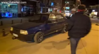 Alkollü Sürücü Trafiğe Kapalı Yola Girdi