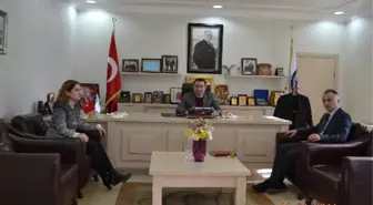 Kaymakam Kuzulu'dan Yücel'e İade-İ Ziyaret