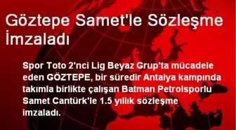 Göztepe Samet'le Sözleşme İmzaladı