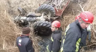 Denizli'de Traktör Devrildi: 1 Ölü