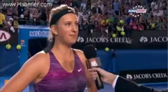 Azarenka 'Top Toplayıcı Çocuk' Oldu