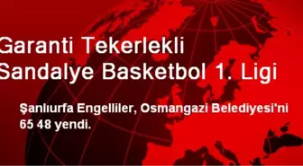 Garanti Tekerlekli Sandalye Basketbol 1. Ligi