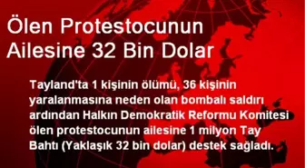 Ölen Protestocunun Ailesine 32 Bin Dolar