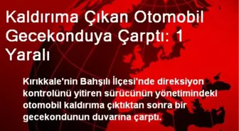 Kaldırıma Çıkan Otomobil Gecekonduya Çarptı: 1 Yaralı