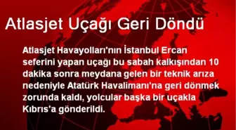 Atlasjet Uçağı Geri Döndü