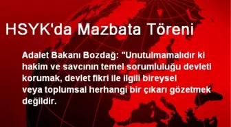 HSYK'da Mazbata Töreni