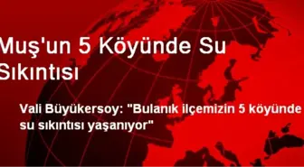 Muş'un 5 Köyünde Su Sıkıntısı