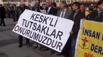 Gaziantep'te, Tutuklu Kesk Üyeleri İçin Protesto