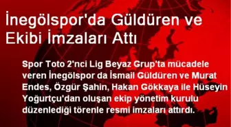 İnegölspor'da Güldüren ve Ekibi İmzaları Attı