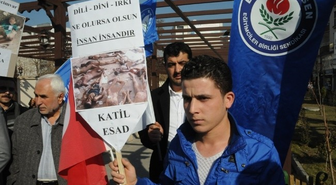 Cizre'de STK'lar Suriye'deki İşkence ve Katliama Tepkili