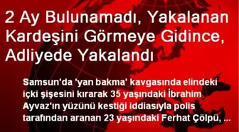 2 Ay Bulunamadı, Yakalanan Kardeşini Görmeye Gidince, Adliyede Yakalandı