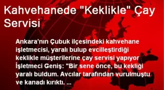 Kahvehanede 'Keklikle' Çay Servisi