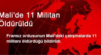 Mali'de 11 Militan Öldürüldü