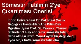 Sömestir Tatilinin 2'ye Çıkarılması Önerisi