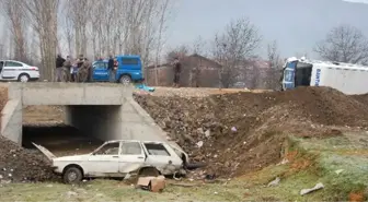 Trafiğe Açılmamış Yolda Kaza: 7 Yaralı