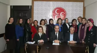 MHP Düzce Kadın Kolları Yeni Yötenimi Görev Başında