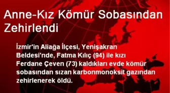 Anne-Kız Kömür Sobasından Zehirlendi