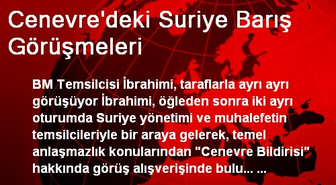 Cenevre'deki Suriye Barış Görüşmeleri