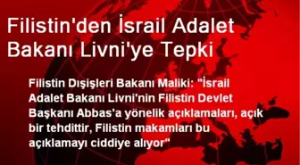 Filistin'den İsrail Adalet Bakanı Livni'ye Tepki