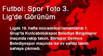 Spor Toto 3. Ligde Görünüm