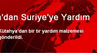 İhh'dan Suriye'ye Yardım