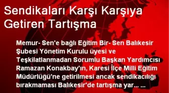 Sendikaları Karşı Karşıya Getiren Tartışma