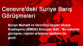 Cenevre'deki Suriye Barış Görüşmeleri