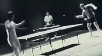 Bruce Lee'den Mınçıka ile Ping Pong Oynama Şovu