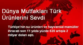 Dünya Mutfakları Türk Ürünlerini Sevdi