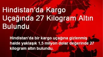 Hindistan'da Kargo Uçağında 27 Kilogram Altın Bulundu