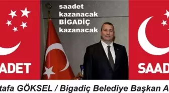 Bigadiç Belediye Başkanı Göksel, Saadet Partisi'nden Aday Oldu