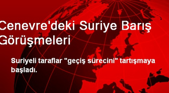 Cenevre'deki Suriye Barış Görüşmeleri