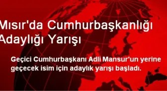 Mısır'da Cumhurbaşkanı Adaylığı Yarışı Başladı