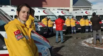 Erzurum 112 Filosuna 9 Yeni Tam Donanımlı Ambulans