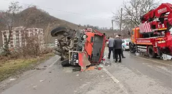 Giresun'da Trafik Kazası: 4 Yaralı