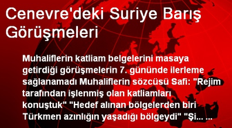 Cenevre'deki Suriye Barış Görüşmeleri
